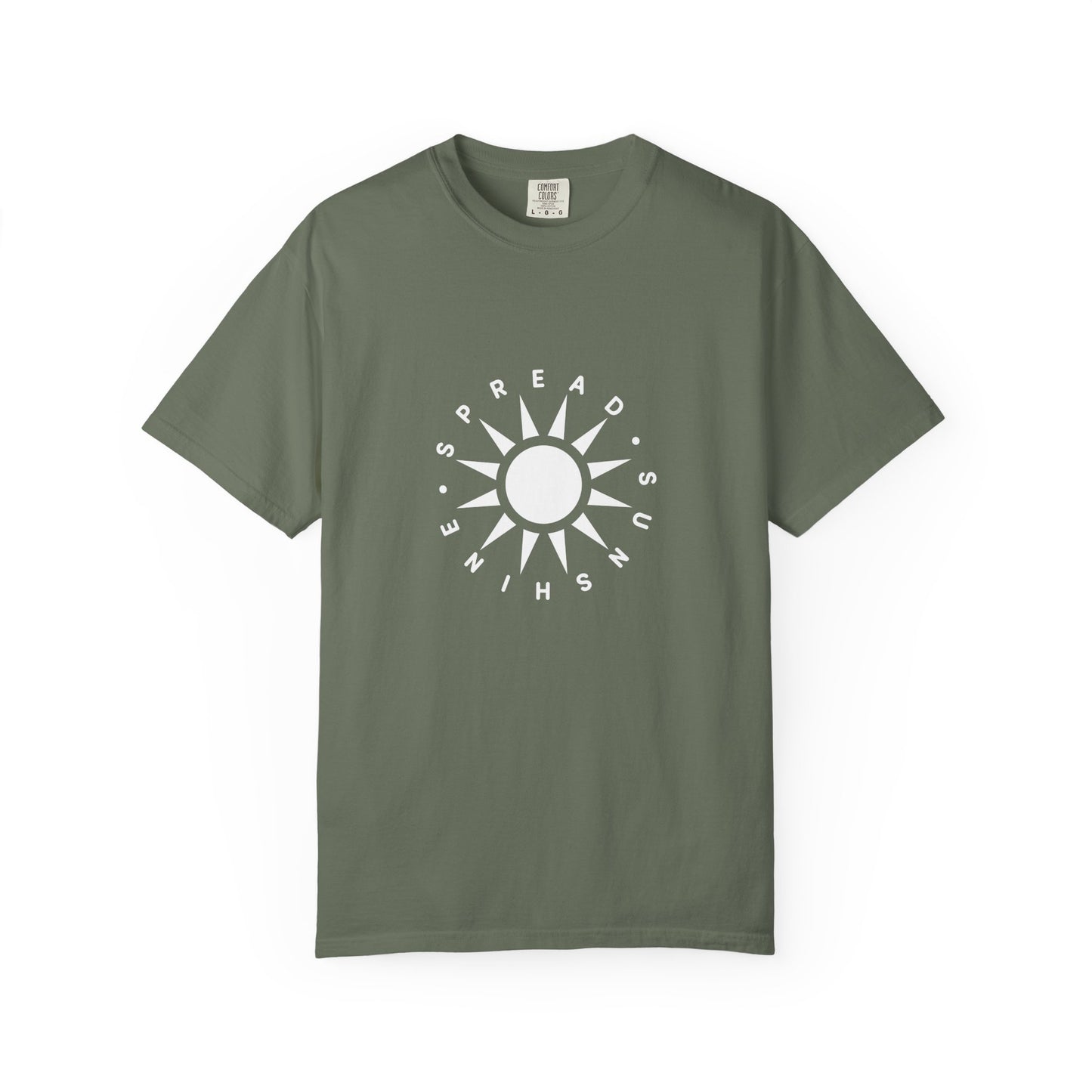 OG "Spread Sunshine" White Sun Graphic T-Shirt White Sun Casual Tee