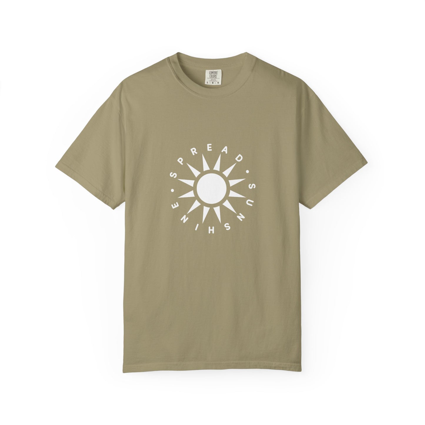 OG "Spread Sunshine" White Sun Graphic T-Shirt White Sun Casual Tee