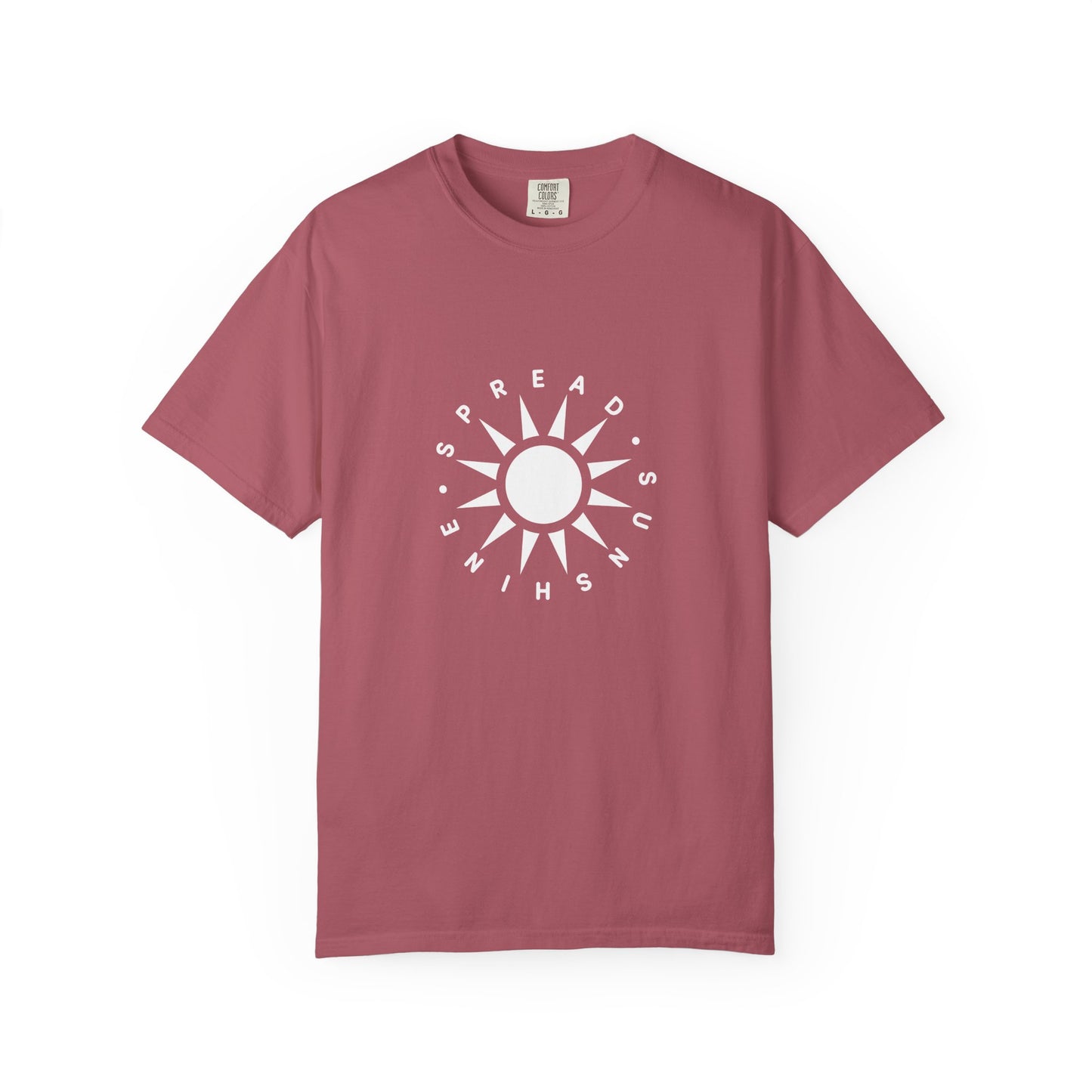 OG "Spread Sunshine" White Sun Graphic T-Shirt White Sun Casual Tee
