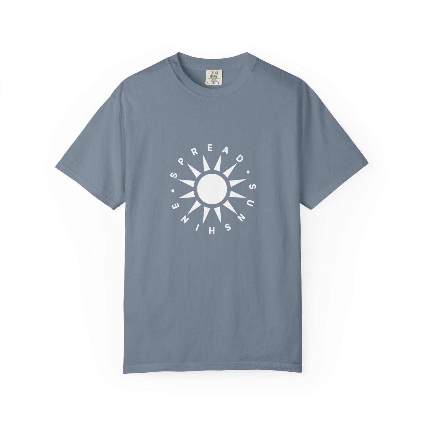 OG "Spread Sunshine" White Sun Graphic T-Shirt White Sun Casual Tee