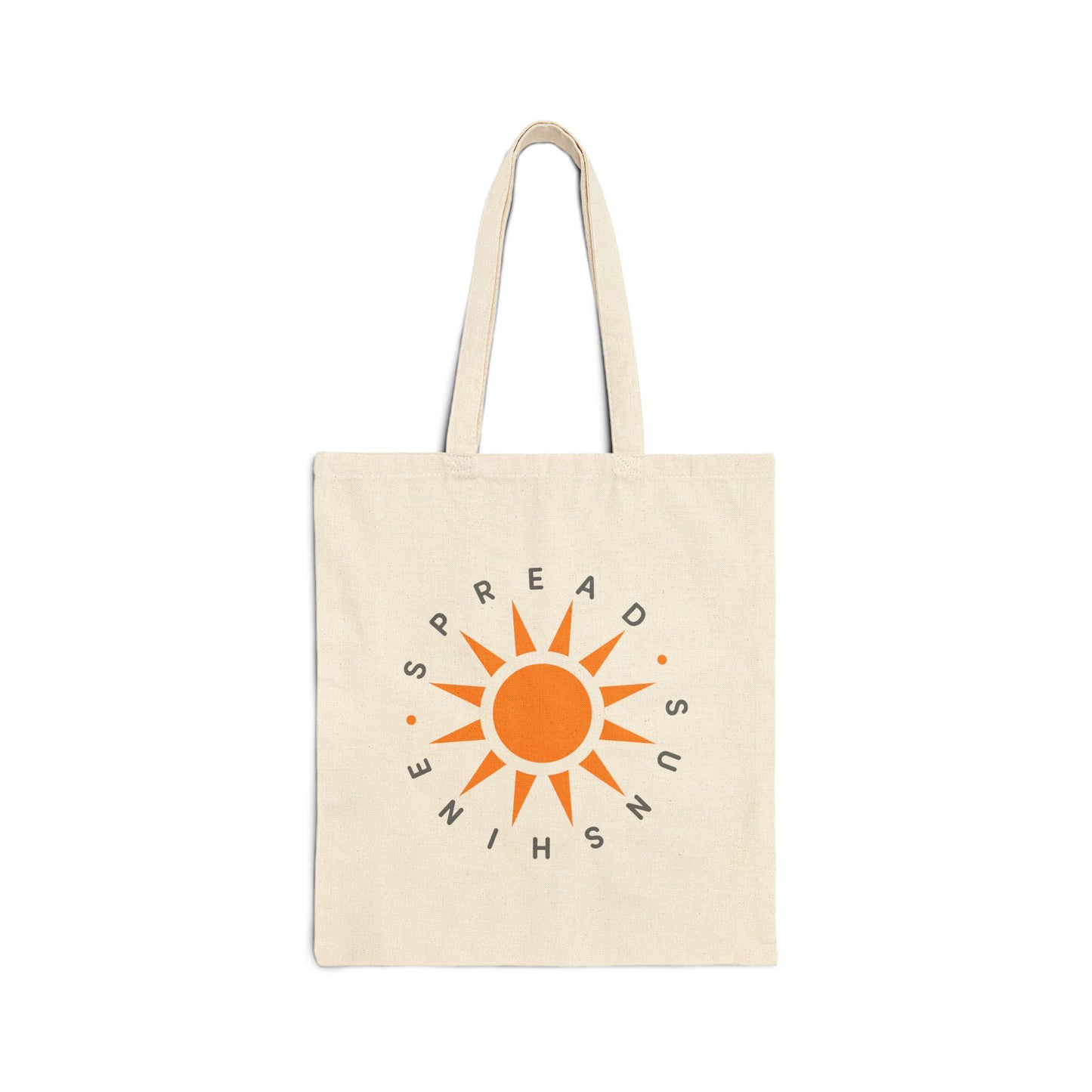 OG "Spread Sunshine" Tote Bag —  Sun Graphic Cotton Canvas Tote