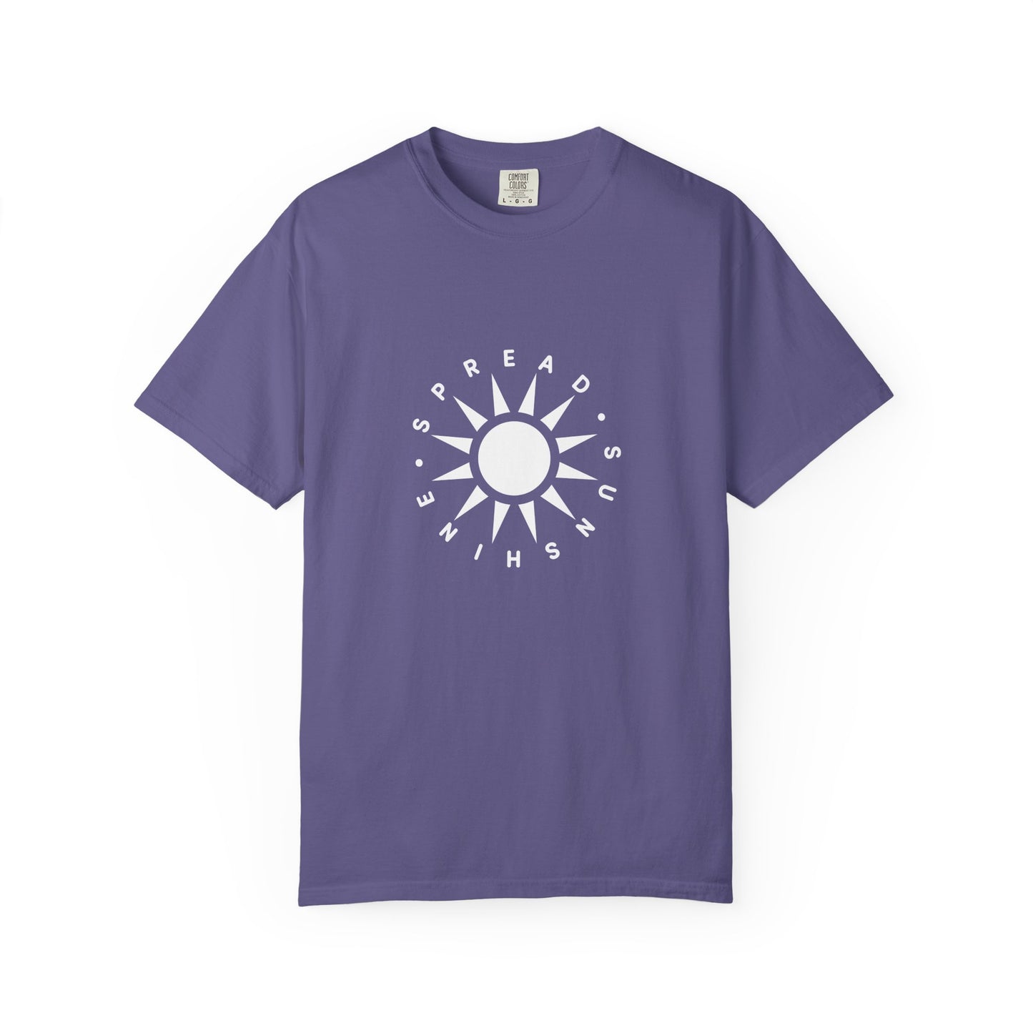 OG "Spread Sunshine" White Sun Graphic T-Shirt White Sun Casual Tee