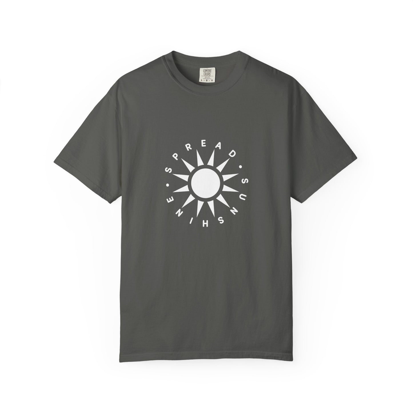 OG "Spread Sunshine" White Sun Graphic T-Shirt White Sun Casual Tee