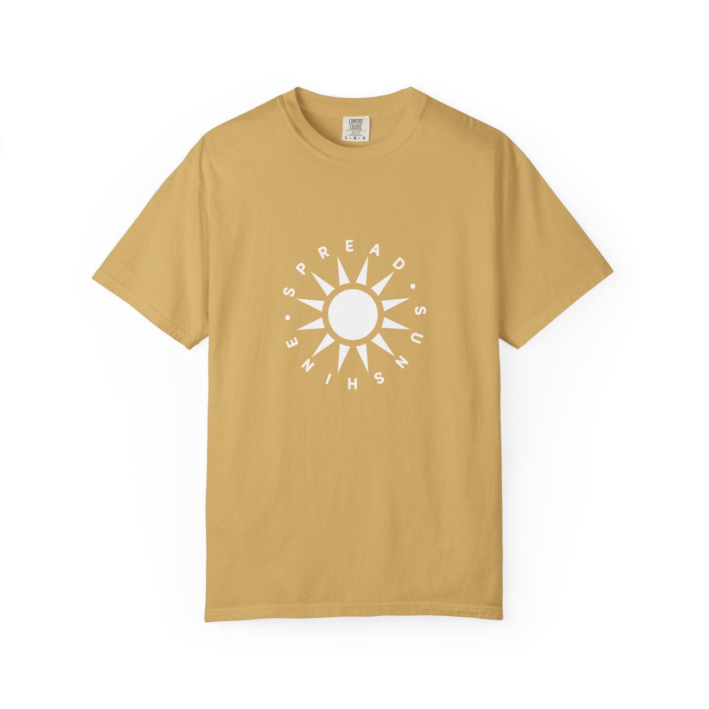 OG "Spread Sunshine" White Sun Graphic T-Shirt White Sun Casual Tee