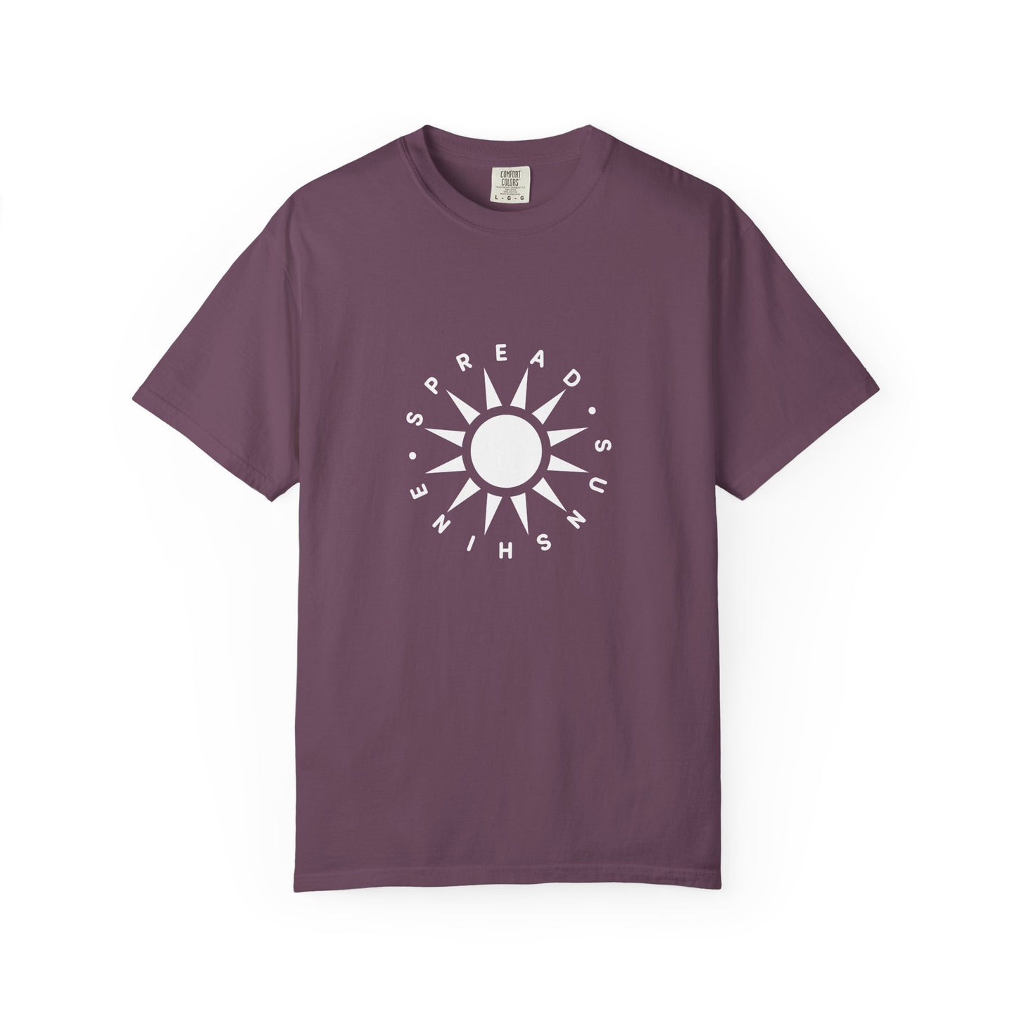 OG "Spread Sunshine" White Sun Graphic T-Shirt White Sun Casual Tee