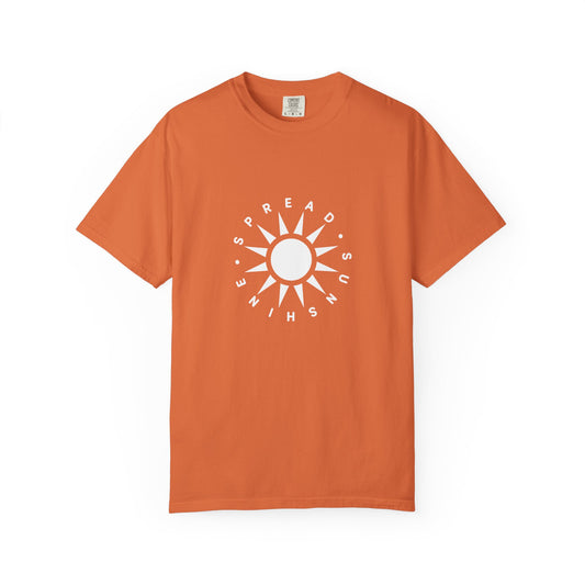 OG "Spread Sunshine" White Sun Graphic T-Shirt White Sun Casual Tee