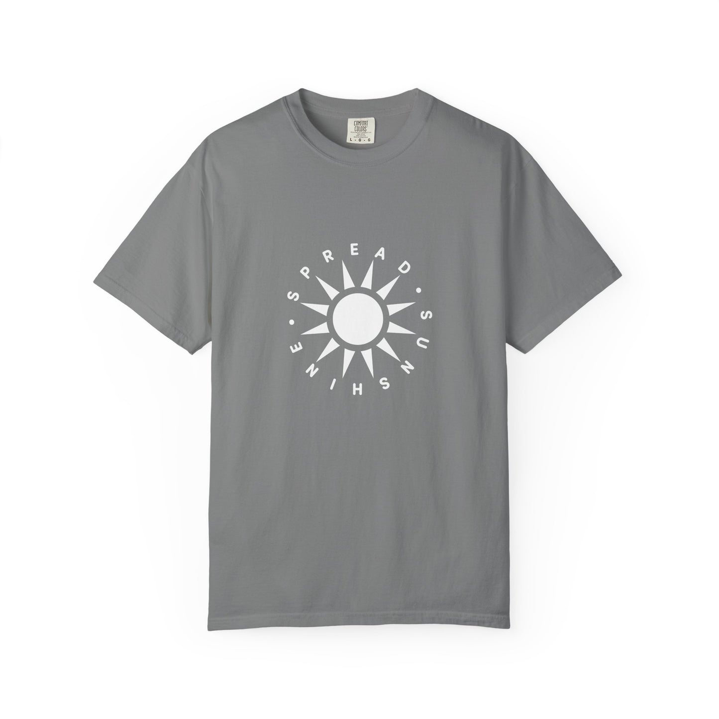 OG "Spread Sunshine" White Sun Graphic T-Shirt White Sun Casual Tee